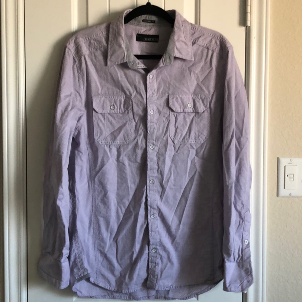 Buckle Black sz L button down